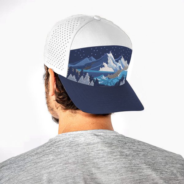 Performance Snapback | Rocky Midnight | White Navy Sale - Image 2