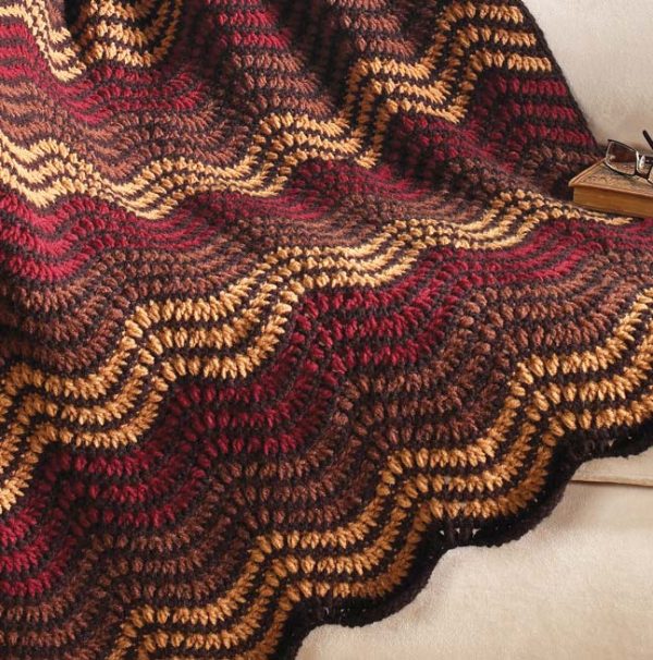 Autumn Waves Throw Pattern Online now - Image 2