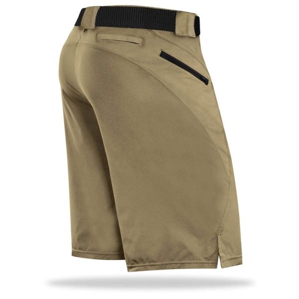 Performance Shorts | Solid Tan | Black SA Shield For Cheap - Image 4