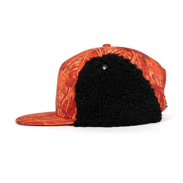 Billed Trapper Hat | Hi Vis Orange Forest Camo Fashion - Image 3