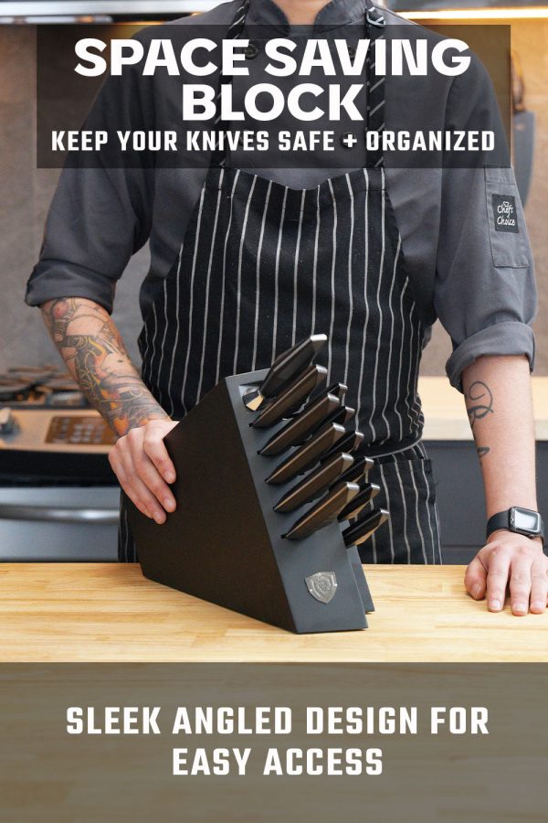 12-Piece Knife Block Set | Shadow Black Series | NSF Certified | Dalstrong © Fashion - Image 2