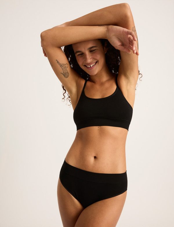 LYOLYTE Mid-Rise Briefs - Black For Discount - Image 5