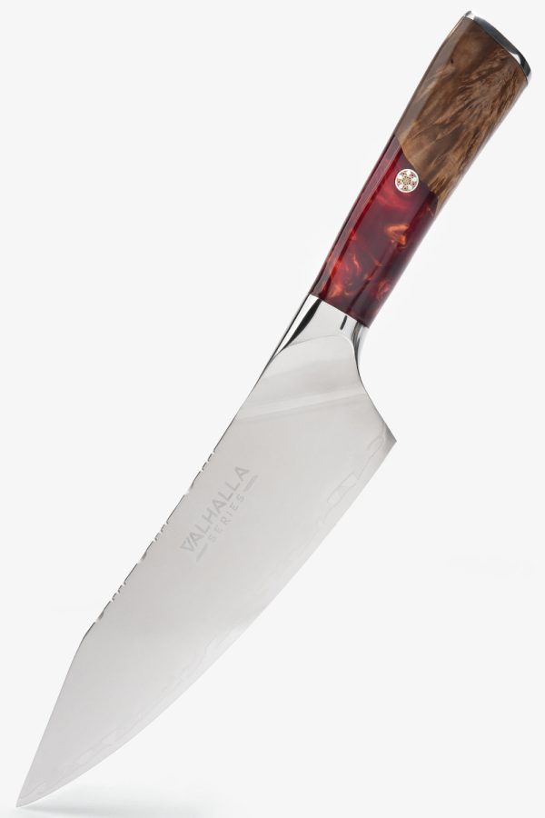 Chef s Knife 8  | Blood Raider Red Handle | Valhalla Series | Dalstrong © Online Hot Sale