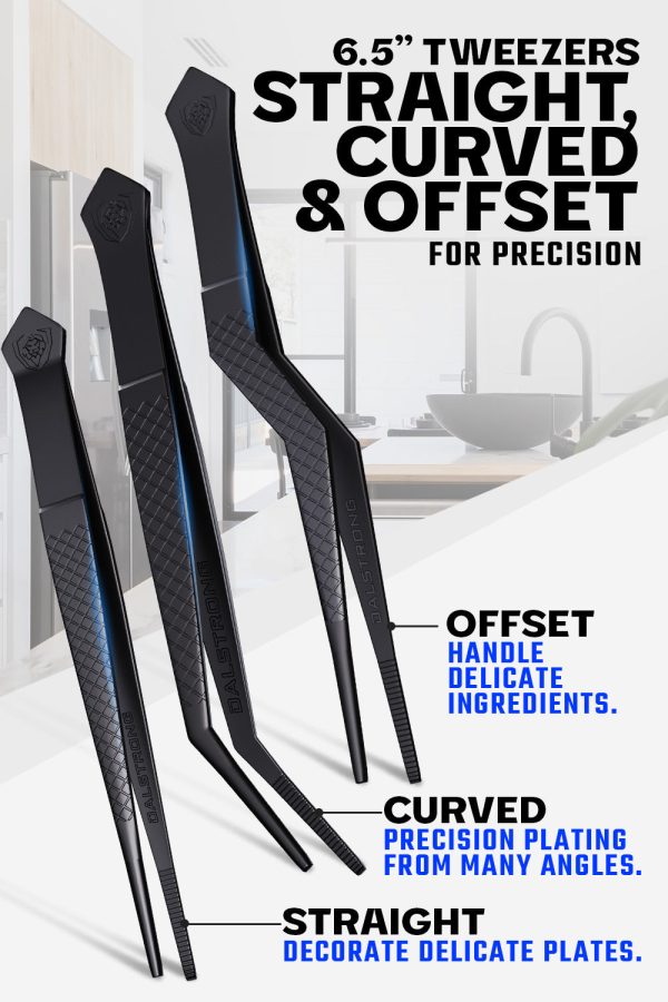 5 Piece Plating Tweezers Set | Professional | Dalstrong © For Cheap - Image 4