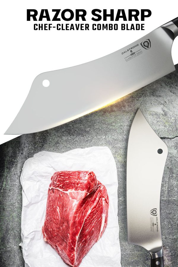Chef s Knife & Cleaver Hybrid 12  | Crixus | Gladiator Series | NSF Certified | Dalstrong © Cheap - Image 3