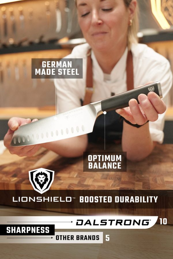 Santoku Knife 7  | Vanquish Series | NSF Certified | Dalstrong © For Discount - Image 5