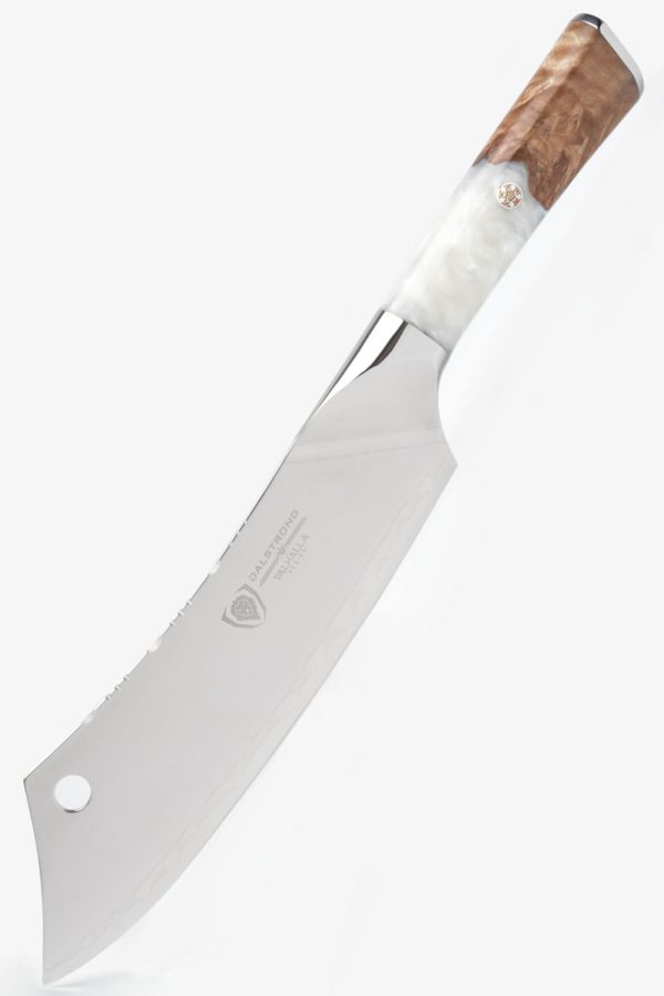 Chef & Cleaver Crixus Knife 8  | White Handle | Valhalla Series | Dalstrong © Online Sale