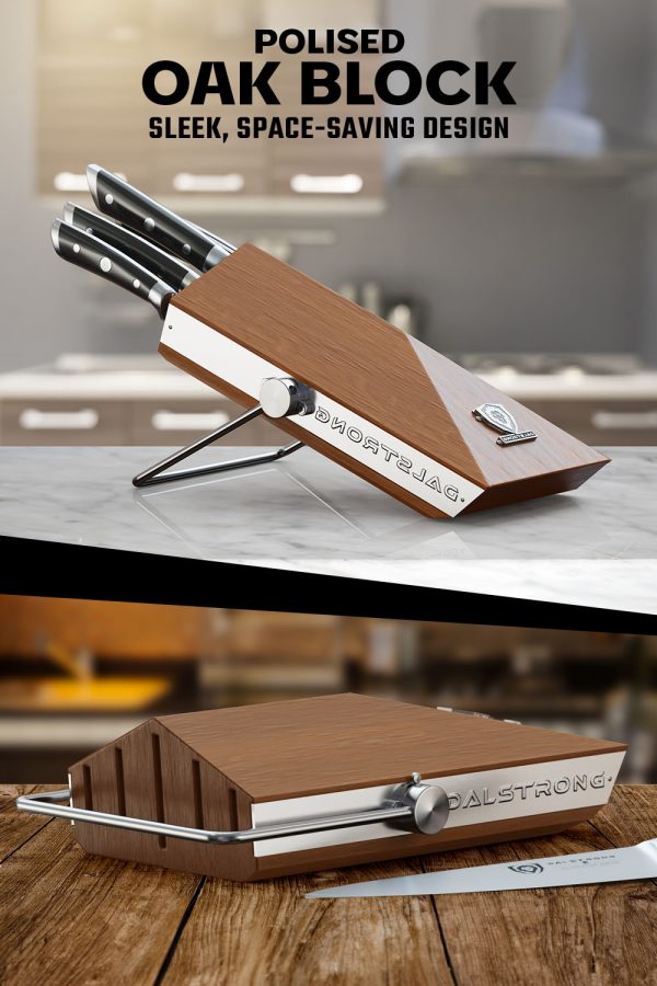 5-Piece Knife Set with Modular Block | Gladiator Series | Knives NSF Certified | Dalstrong © Online Sale - Image 4