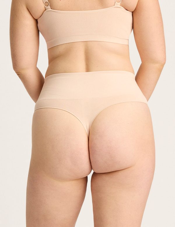 Shaper High Waist G-String - Shell Online Hot Sale - Image 5