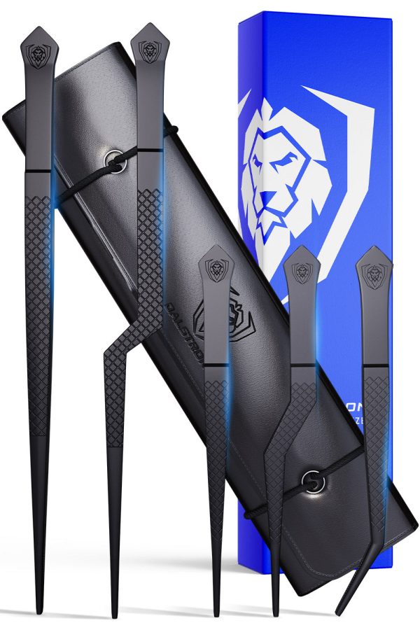 5 Piece Plating Tweezers Set | Professional | Dalstrong © For Cheap