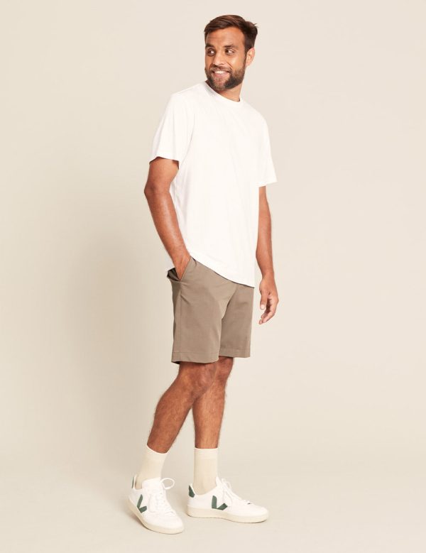 Men s Classic Crew Neck T-Shirt - White Online Sale - Image 3