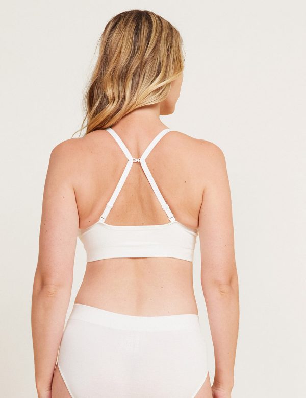 Wireless T-Shirt Bra - White Online Sale - Image 2