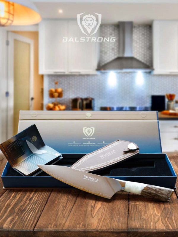 Chef s Knife 8  | Glacial White Resin & Wood Handle | Valhalla Series | Dalstrong © For Cheap - Image 2