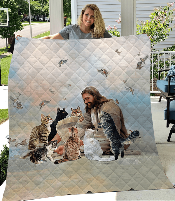 Cat Premium Blanket & Quilt, Gift for Cat Lovers, Cat Mom - QB042PA06 Discount